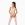 Бодистокинг Passion BS049 white, комбинезон, имитация топа, чулок и пояса