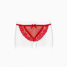 Трусики-стрінги з перлинною ниткою Fashion Secret KATIA Red