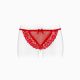 Трусики-стрінги з перлинною ниткою Fashion Secret KATIA Red