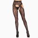 Колготки Leg Avenue Bloom Net Suspender Tights One Size Black