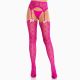 Колготки-панчохи Leg Avenue Heart Garterbelt Stockings One Size Magenta Колготки-панчохи Leg Avenue Heart Garterbelt Stockings One Size Magenta