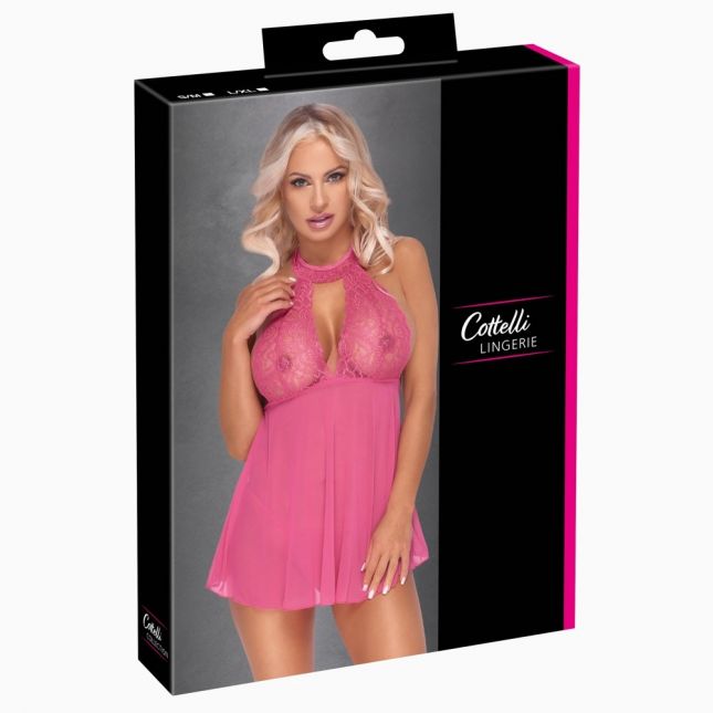 Пеньюар - 2741504 Cottelli Collection Babydoll Pink