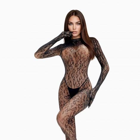 Бодістокінг - Bodystocking 214085, black - One Size