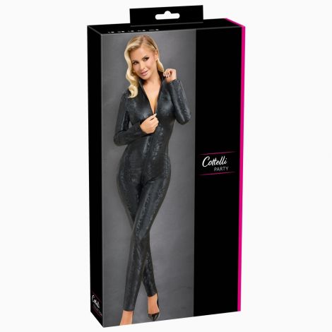 Комбінезон - Cottelli Collection Jumpsuit Snake Black