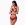 Комплект белья Passion Exclusive CHERRY SET OpenBra L/XL, red, открытый лиф, трусики-юбочка