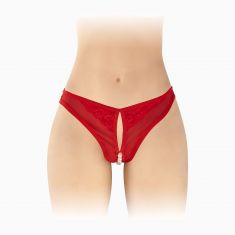 Трусики с жемчугом и доступом Fashion Secret Sophie Red (дефект упаковки)
