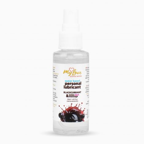2в1 лубрикант та масажний гель - MyLove Aroma Series Intim&Massage Blackcurrant, 50 мл