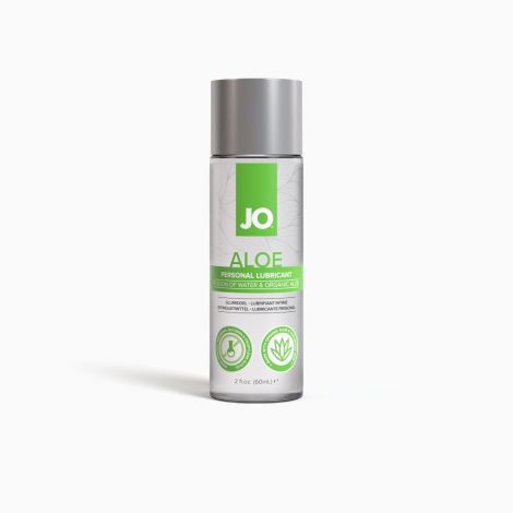 Змазка на водній основі JO H2O Organic Aloe (60 мл), зволожувальний та заспокійливий ефект