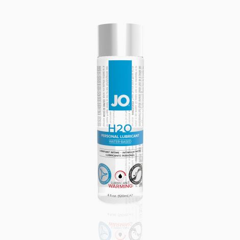 Зігрівальна змазка на водній основі JO H2O WARMING (120 мл) з екстрактом перцевої м’яти