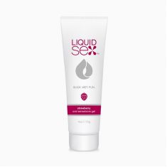 Оральный лубрикант со вкусом клубники Liquid Sex, 113 мл
