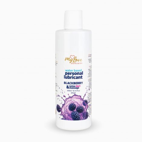 2в1 лубрикант та масажний гель - MyLove Aroma Series Intim&Massage Blackberry, 300 мл