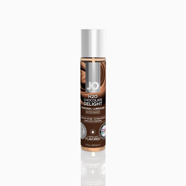 Смазка на водной основе System JO H2O — Chocolate Delight (30 мл) без сахара, растительный глицерин