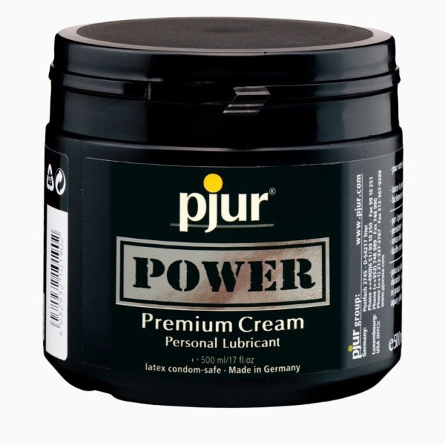 Густа змазка для фістингу та анального сексу pjur POWER Premium Cream 500 мл на гібридній основі