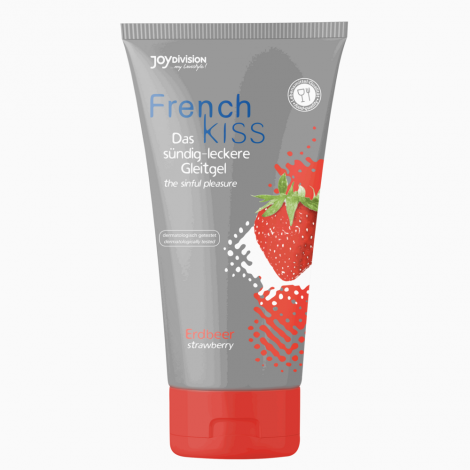 Їстівний лубрикант - Frenchkiss Strawberry (полуниця), 75 мл