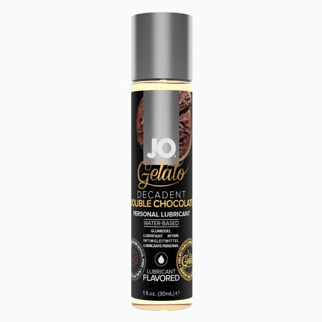 Змазка на водній основі System JO GELATO Double Chocolate (30 мл) без цукру, парабенів та гліколю