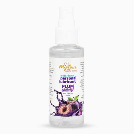 2в1 лубрикант та масажний гель - MyLove Aroma Series Intim&Massage Plum, 50 мл