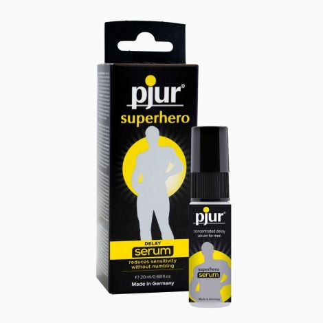 Сироватка-пролонгатор pjur Superhero Delay Serum 20 мл, створює ефект плівки, без оніміння