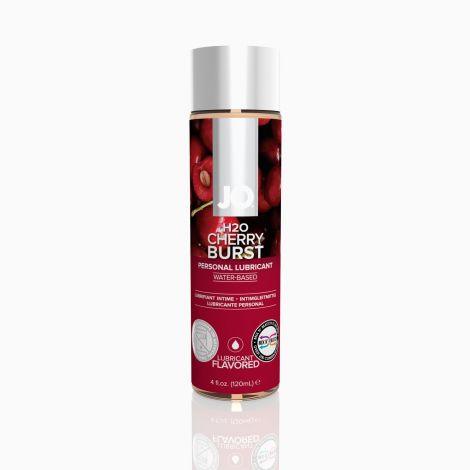Змазка на водній основі JO H2O — Cherry Burst (120 мл) без цукру, рослинний гліцерин