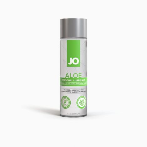 Змазка на водній основі JO H2O Organic Aloe (240 мл), зволожувальний та заспокійливий ефект