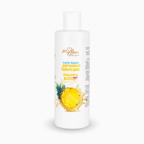2в1 лубрикант та масажний гель - MyLove Aroma Series Intim&Massage Pineapple, 300 мл