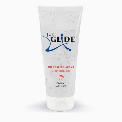 Лубрикант - Just Glide Strawberry, 200 мл