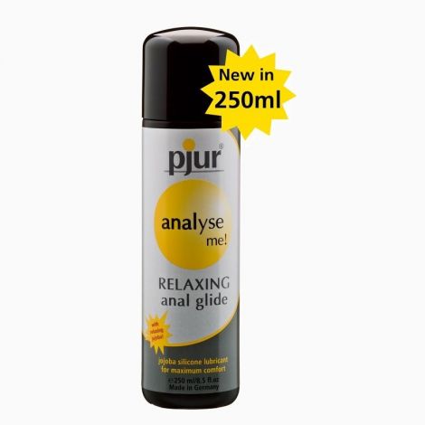 Анальний лубрикант pjur analyse me! Relaxing 250 мл, на силіконовій основі, з олією жожоба