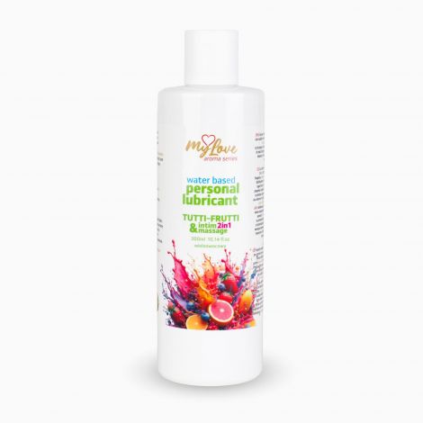 2в1 лубрикант та масажний гель - MyLove Aroma Series Intim&Massage Tutti-Frutti, 300 мл