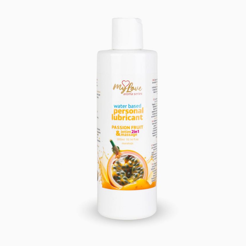 2в1 лубрикант та масажний гель - MyLove Aroma Series Intim&Massage Passion Fruit, 300 мл 2в1 лубрикант та масажний гель - MyLove Aroma Series Intim&Massage Passion Fruit, 300 мл