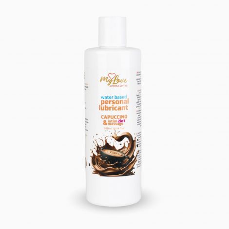 2в1 лубрикант та масажний гель - MyLove Aroma Series Intim&Massage Capuccino, 300 мл