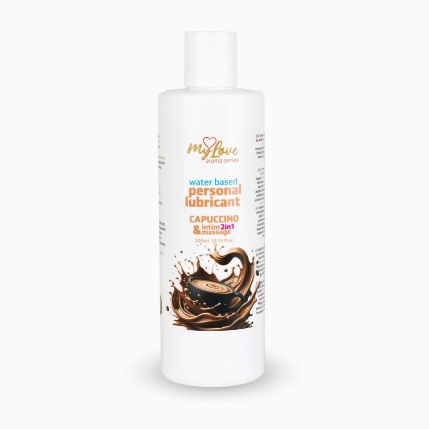 2в1 лубрикант та масажний гель - MyLove Aroma Series Intim&Massage Capuccino, 300 мл 2в1 лубрикант та масажний гель - MyLove Aroma Series Intim&Massage Capuccino, 300 мл
