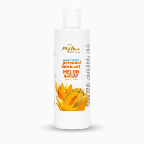 2в1 лубрикант та масажний гель - MyLove Aroma Series Intim&Massage Melon, 300 мл