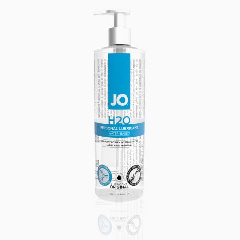 Смазка на водной основе JO H2O ORIGINAL (480 мл) маслянистая и гладкая, растительный глицерин