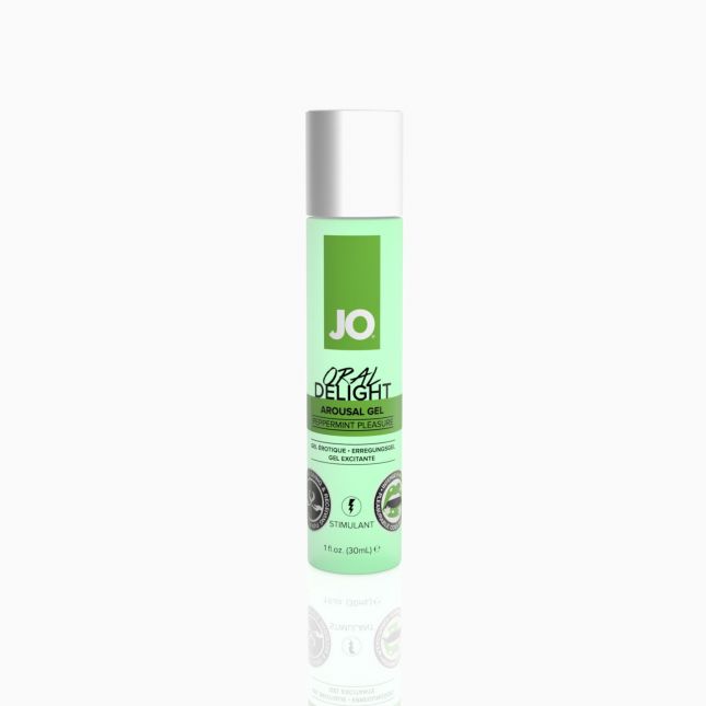 Збудливий гель для оральних ласок System JO ORAL DELIGHT - PEPPERMINT PLEASURE (30 мл)