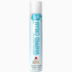 Лубрикант на водной основе Wet Oral Play Whipped Cream (30 мл), съедобный, без сахара