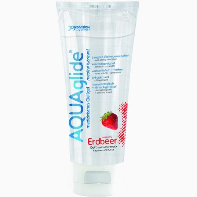 Лубрикант - AQUAglide Strawberry (полуниця), 100 мл tube