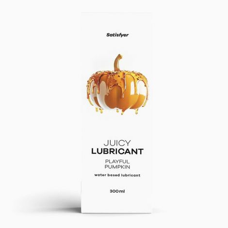 Лубрикант на водній основі Satisfyer Juicy Lubricant Playful Pumpkin water based 300 мл