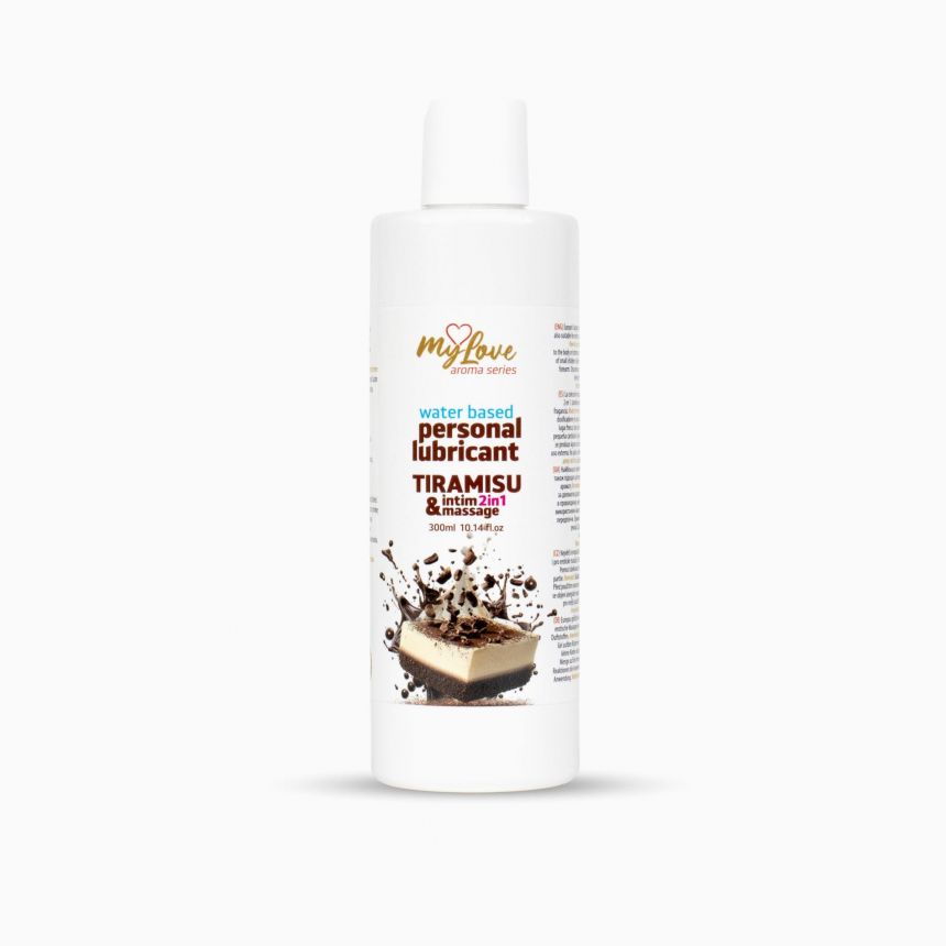 2в1 лубрикант та масажний гель - MyLove Aroma Series Intim&Massage Tiramisu, 300 мл 2в1 лубрикант та масажний гель - MyLove Aroma Series Intim&Massage Tiramisu, 300 мл