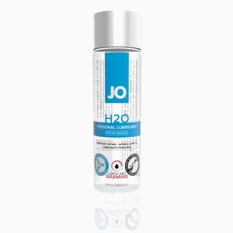 Зігрівальна змазка на водній основі JO H2O WARMING (240 мл) з екстрактом перцевої м’яти