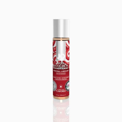 Лубрикант на водній основі JO H2O – Candy Cane без цукру, рослинний гліцерин (30 мл)
