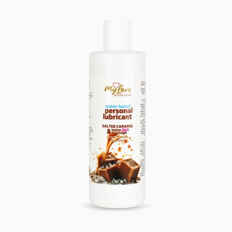 2в1 лубрикант та масажний гель - MyLove Aroma Series Intim&Massage Salted Caramel, 300 мл
