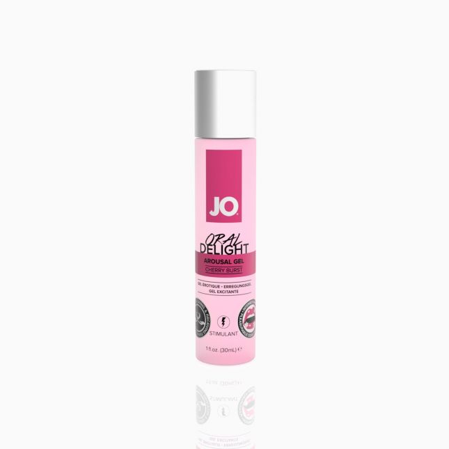 Збудливий гель для оральних ласок System JO ORAL DELIGHT - CHERRY BURST (30 мл)