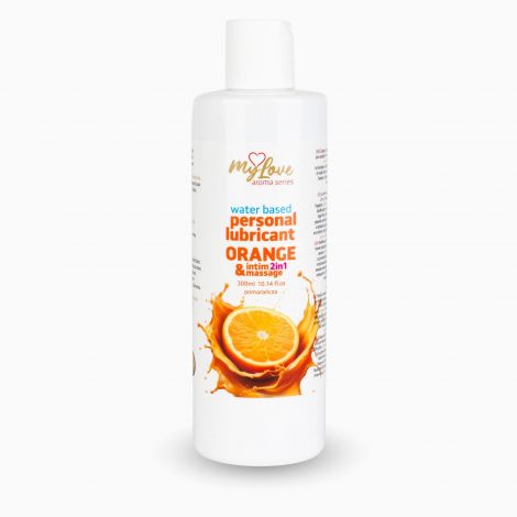 2в1 лубрикант та масажний гель - MyLove Aroma Series Intim&Massage Orange, 300 мл