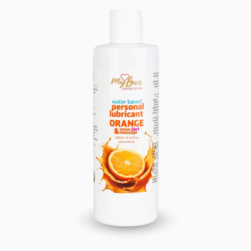2в1 лубрикант та масажний гель - MyLove Aroma Series Intim&Massage Orange, 300 мл 2в1 лубрикант та масажний гель - MyLove Aroma Series Intim&Massage Orange, 300 мл