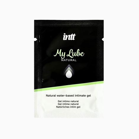 Пробник лубриканта на водній основі Intt My Lube Natural, 2 мл