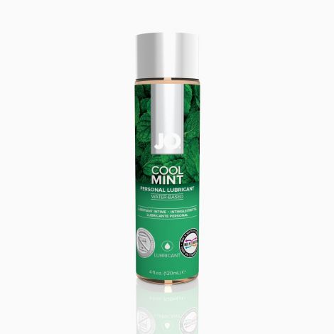 Смазка на водной основе JO H2O — Cool Mint (120 мл) без сахара, растительный глицерин