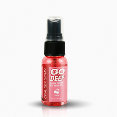 Topco Sales Go Deep Oral Sex Spray - оральний спрей вишня, 29,57 мл