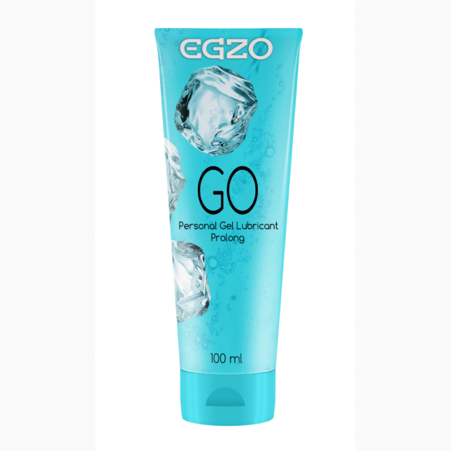 EGZO GO - Продлевающий гель-лубрикант с охлаждающим эффектом, 100ml