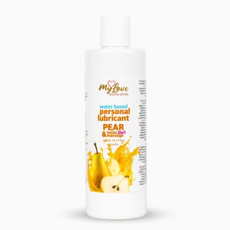 2в1 лубрикант та масажний гель - MyLove Aroma Series Intim&Massage Pear, 300 мл