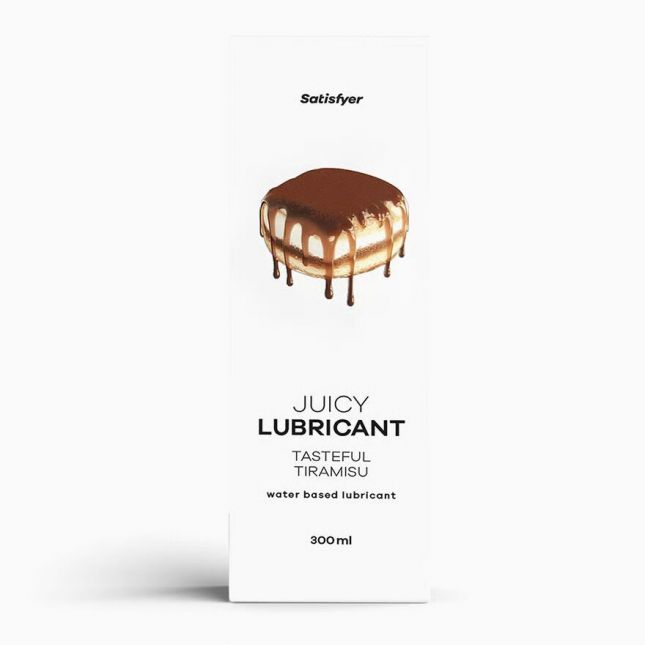 Лубрикант на водній основі Satisfyer Juicy Lubricant Tasteful Tiramisu water based 300 мл