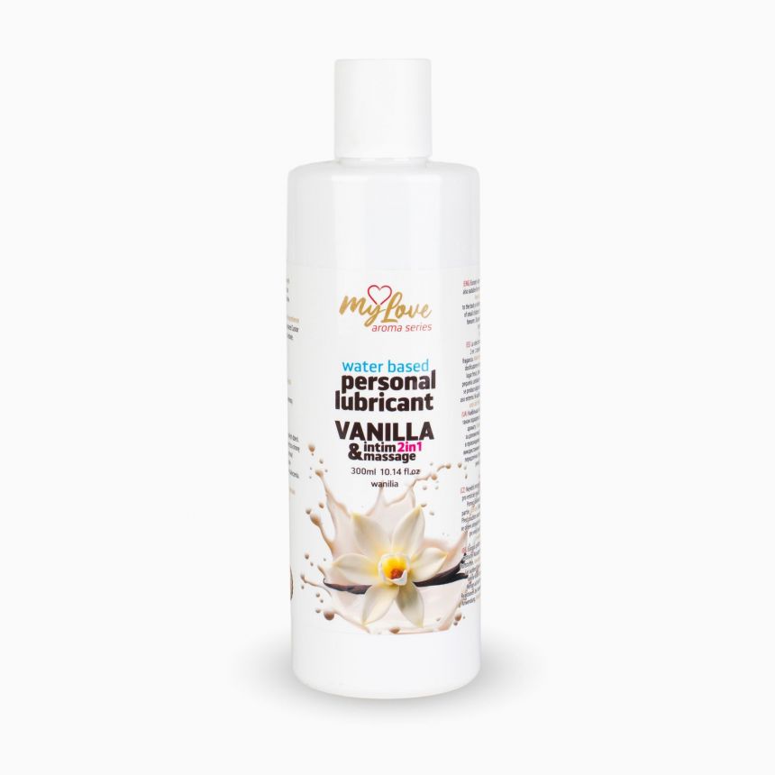 2в1 лубрикант та масажний гель - MyLove Aroma Series Intim&Massage Vanilla, 300 мл 2в1 лубрикант та масажний гель - MyLove Aroma Series Intim&Massage Vanilla, 300 мл